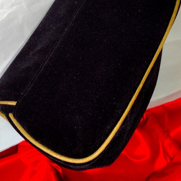 Christian Dior Midnight Black Quilted Gold Piping Clutch NWT - Picture 7 of 9